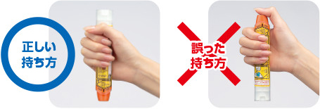 誤注射を避けるために